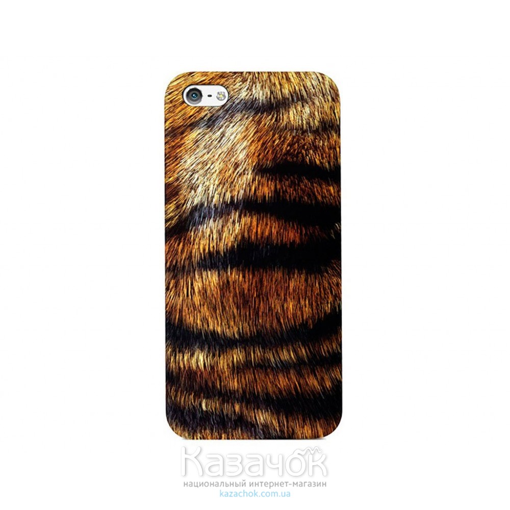 Пластиковая накладка iPhone 5/5S ODOYO Wild Animal Tiger