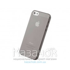 Силиконовая накладка iPhone 5/5S Ultrathin Gray
