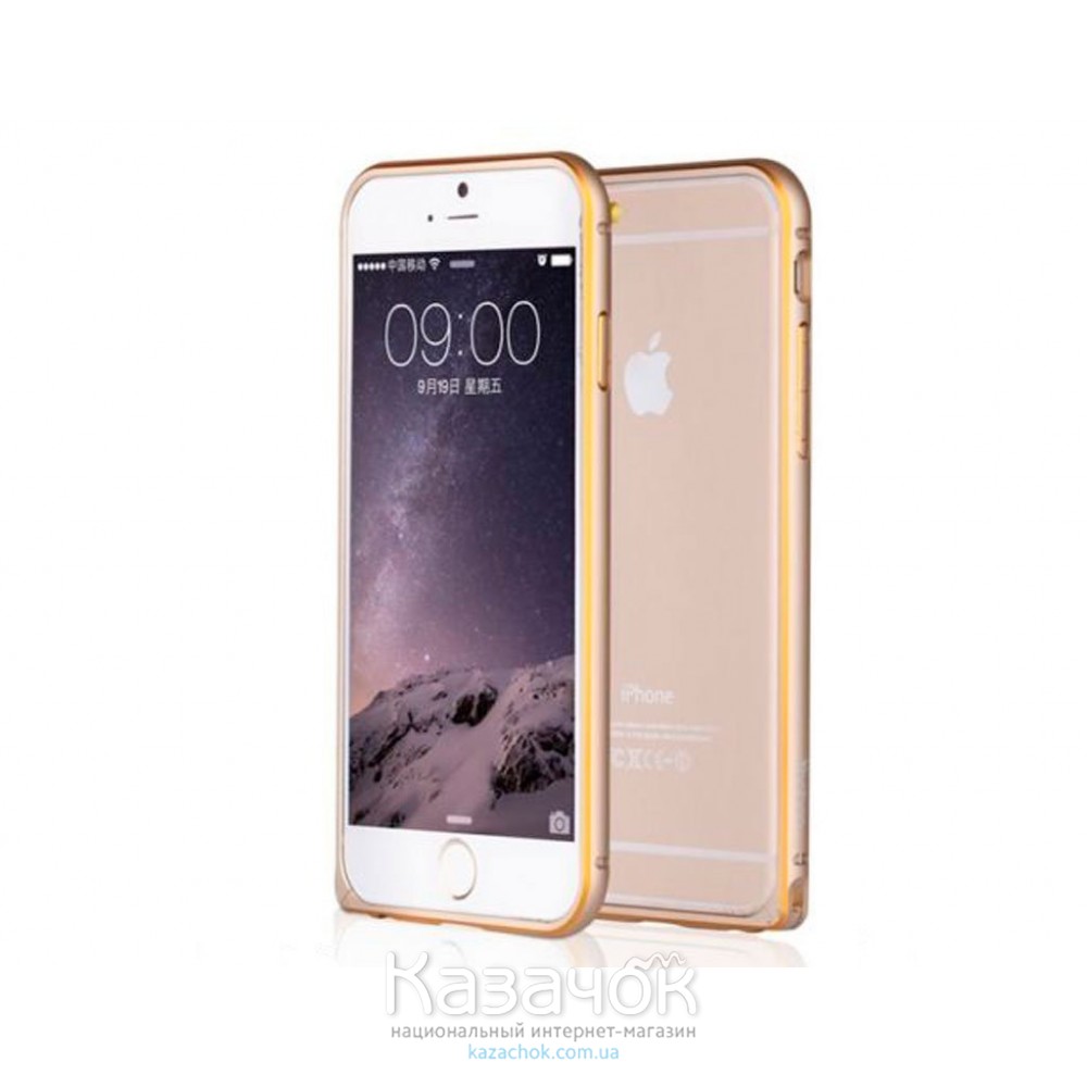 Бампер iPhone 6 Aluminium Gold/Gold