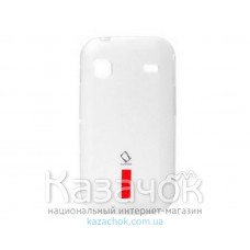 Силиконовая накладка Samsung I8190 Capdase Soft Jacket2 white