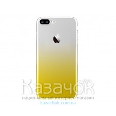 Силиконовая накладка Fshang Q Colour series iPhone 7 Gradient Yellow