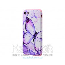 Силиконовая накладка iPhone 7 My Colors Flowers Butterfly