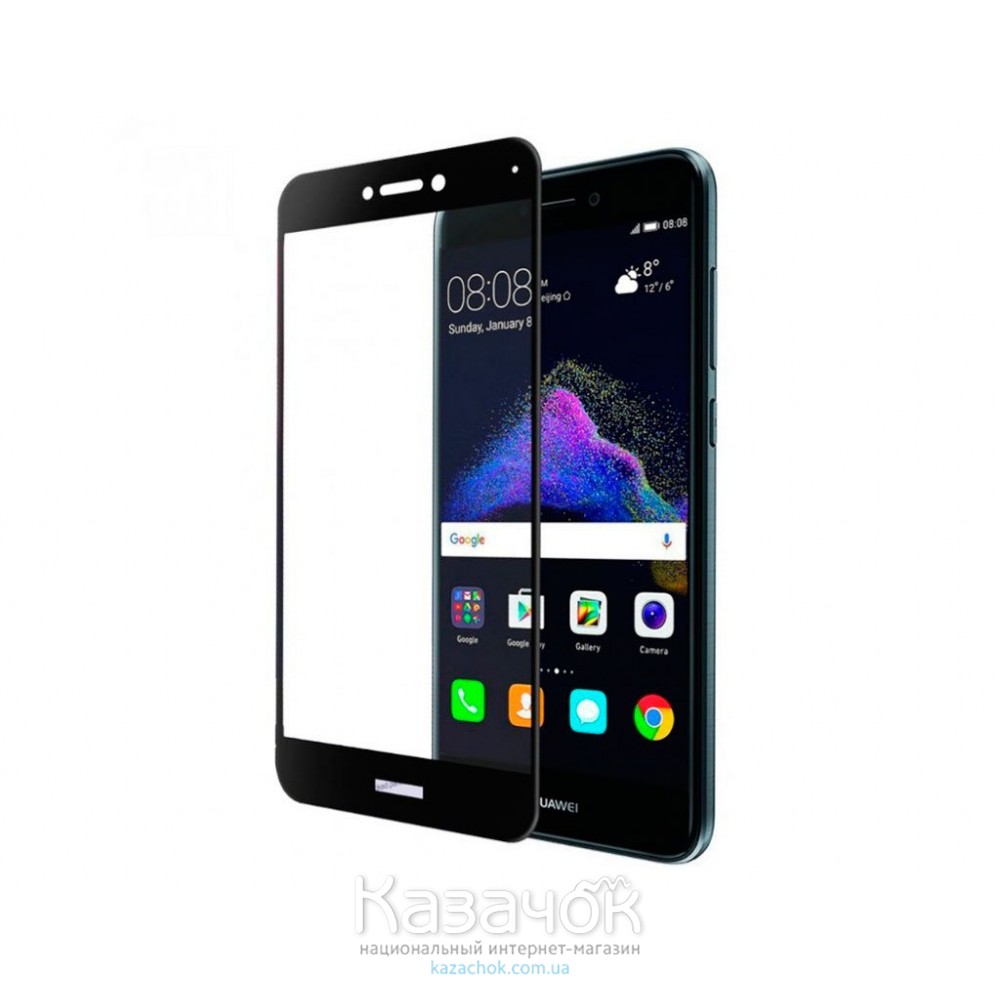 Защитное стекло Huawei P8 Lite 2017 Full Screen Black