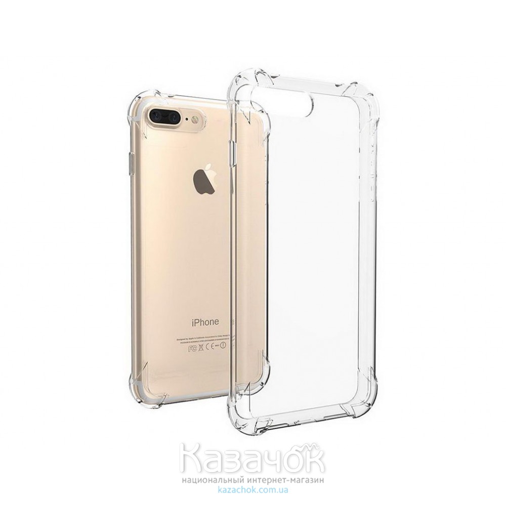 Противоударная силиконовая накладка iPhone 7 Plus Remax Proof Series Transparent