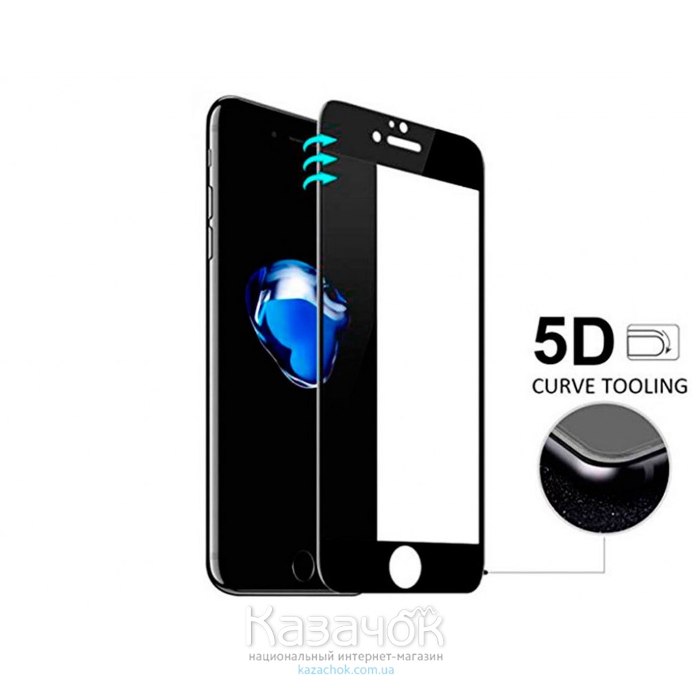 Защитное стекло HONOR iPhone 7 5D Black