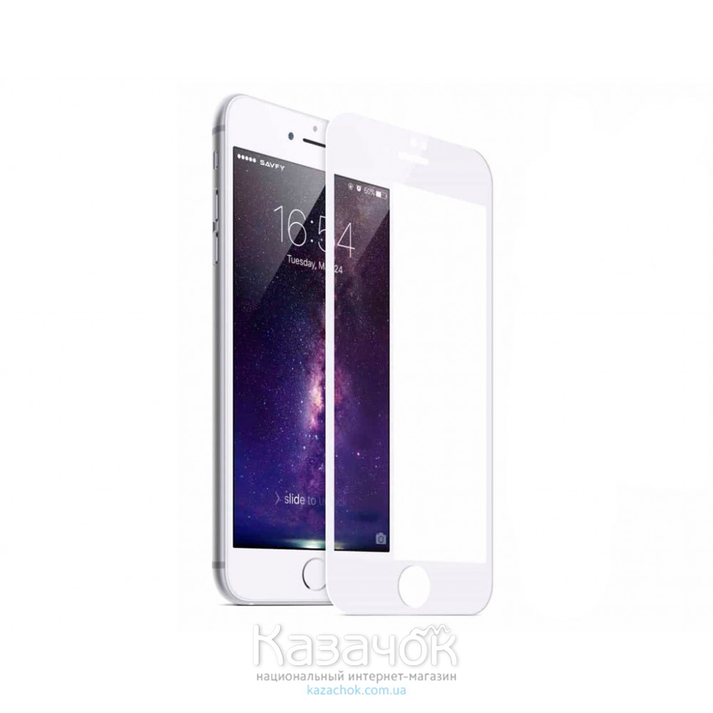 Защитное стекло HONOR iPhone 7 5D White