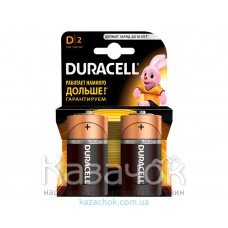 Батарейка Duracell D LR20/MN1300 KPN02*10 2шт.