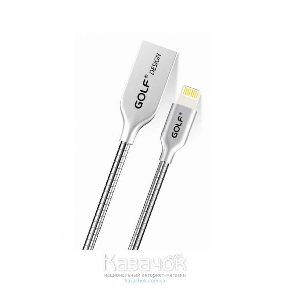 USB-кабель Golf GC-10i Metal Lightning Silver