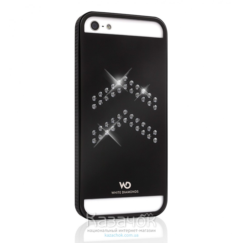 Чехол White Diamonds Materialized Metal Aviator iPhone 5/5S Black (1210MMAVI6)