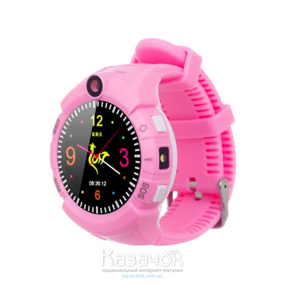 Детские умные часы ERGO GPS Tracker Color C010 Pink