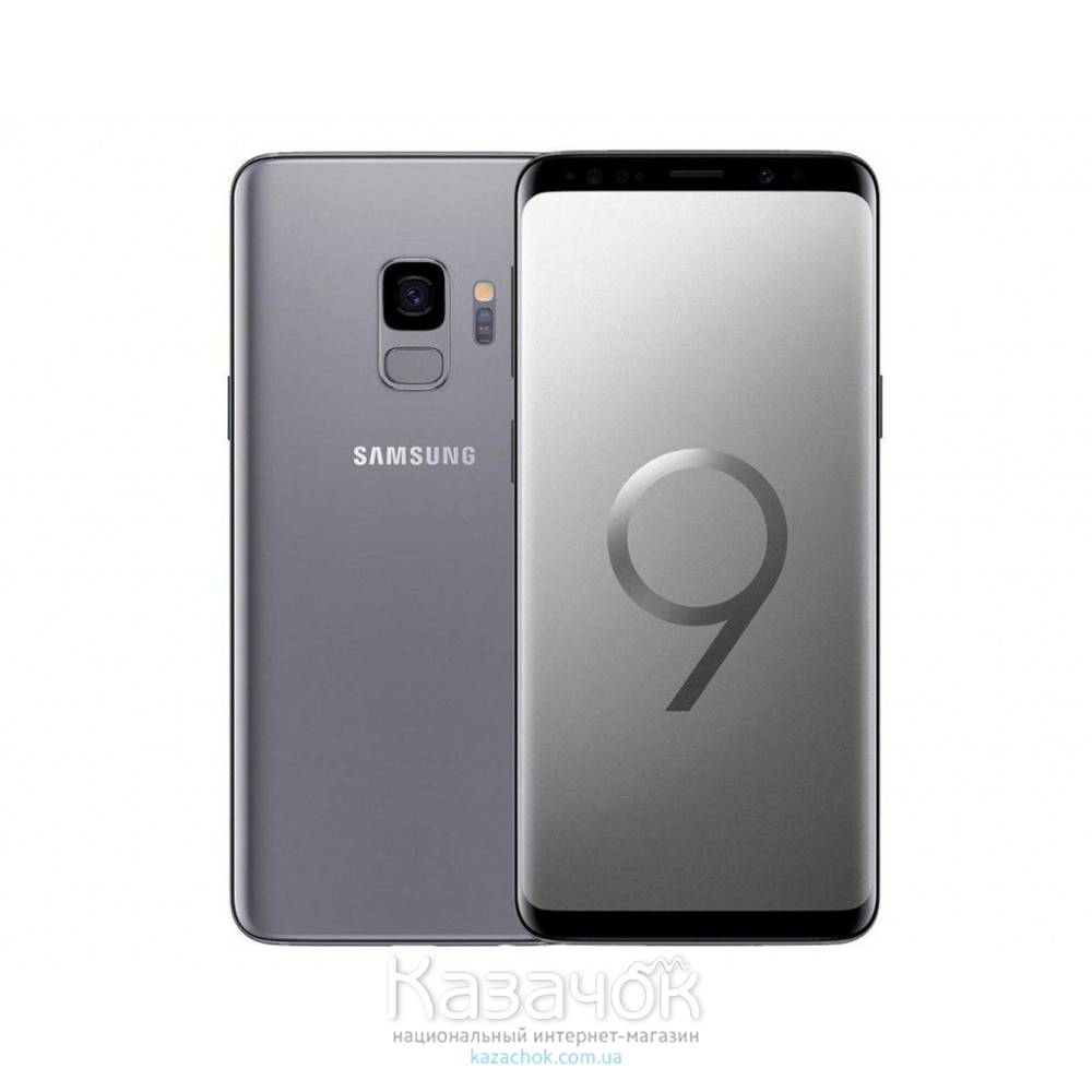 Мобильный телефон Samsung Galaxy S9 2018 G960F 64GB Dual Sim Titanium Gray