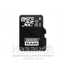 Карта памяти MicroSDXC 64GB UHS-I Class 10 GOODRAM + SD-adapter (M1AA-0640R11)