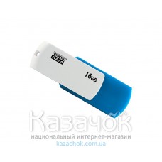 USB Flash GOODRAM 16GB UCO2 Colour Mix Blue/White (UCO2-0160MXR11)