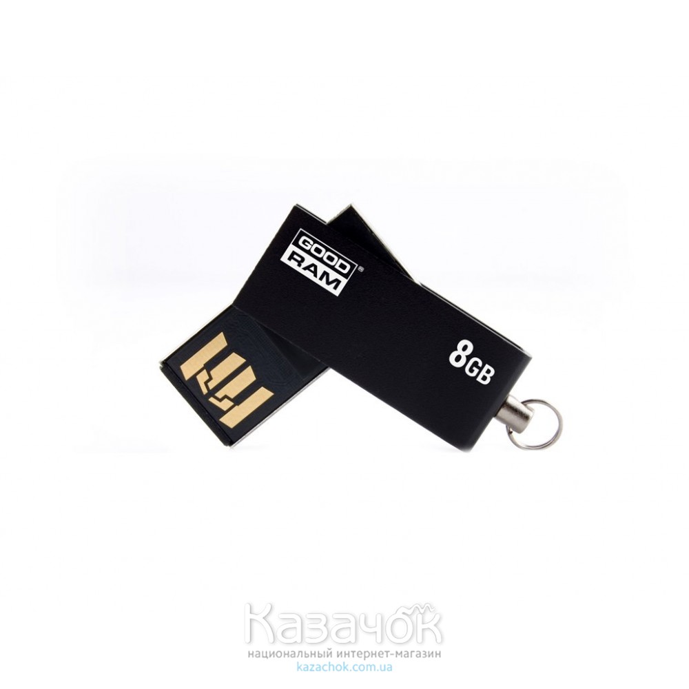 USB Flash GOODRAM 8GB UCU2 Cube Black (UCU2-0080K0R11)