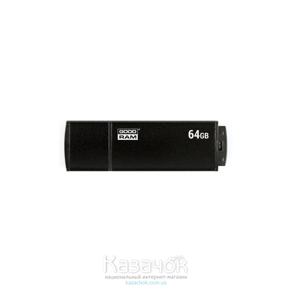 USB Flash GOODRAM 64GB 3.0 UEG3 (Edge) Black (UEG3-0640K0R11)