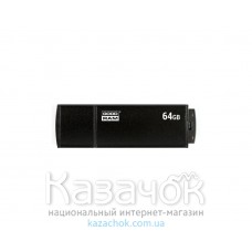 USB Flash GOODRAM 64GB 3.0 UEG3 (Edge) Black (UEG3-0640K0R11)