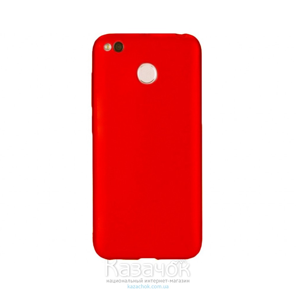 Силиконовая накладка T-PHOX Xiaomi Redmi 4X Shiny Red