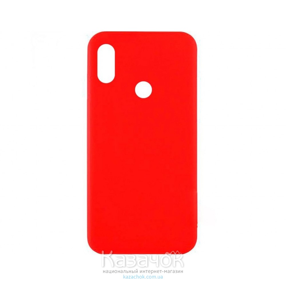 Силиконовая накладка Inavi Simple Color для Xiaomi Mi 6X/ Mi A2 Red