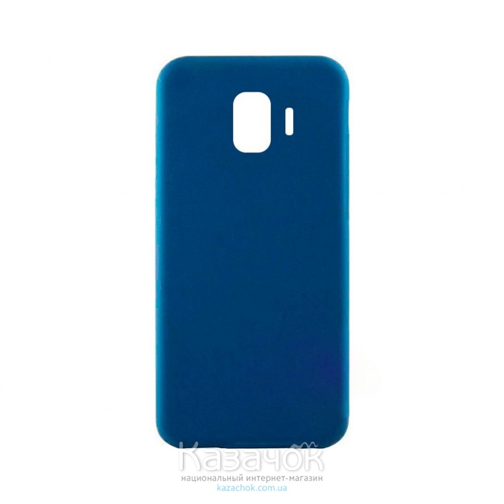 Силиконовая накладка iNavi Simple Color для Samsung J2 2018 J250 Midnight Blue