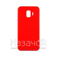 Силиконовая накладка iNavi Simple Color для Samsung J2 2018 J250 Red
