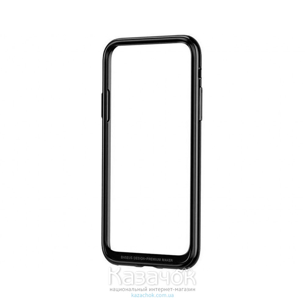 Чехол Baseus Platinum Metal Border для iPhone X/XS Black (FRAPIPHX-B01)