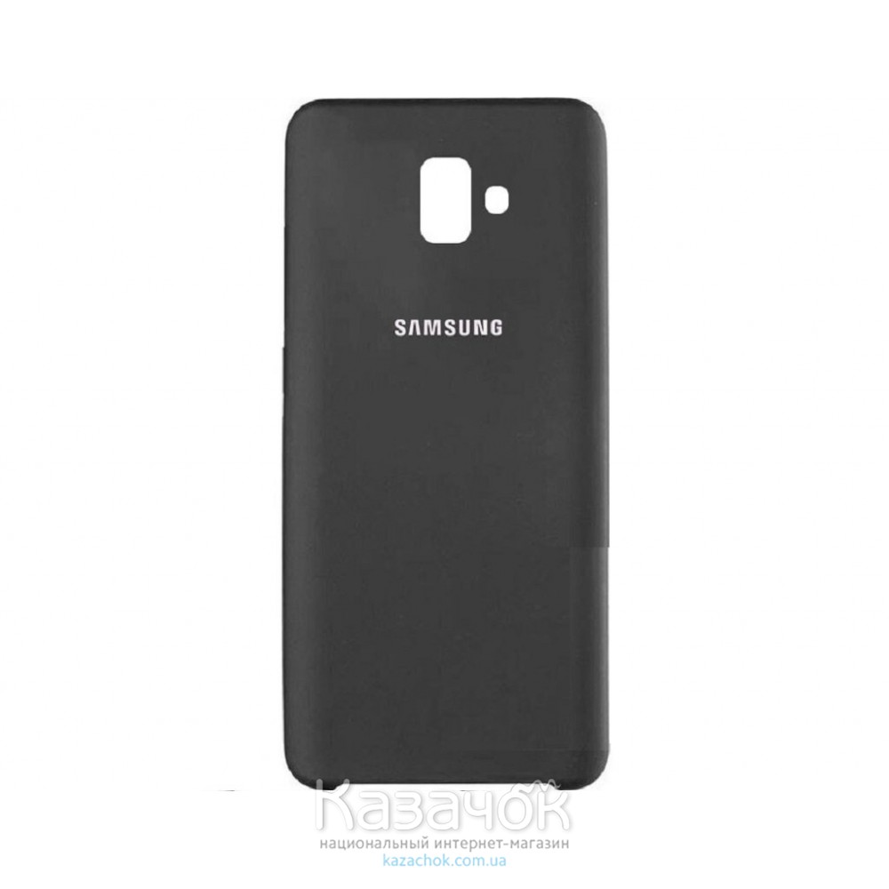 Силиконовая накладка Silicone Case для Samsung J6 Plus 2018 J610 Black