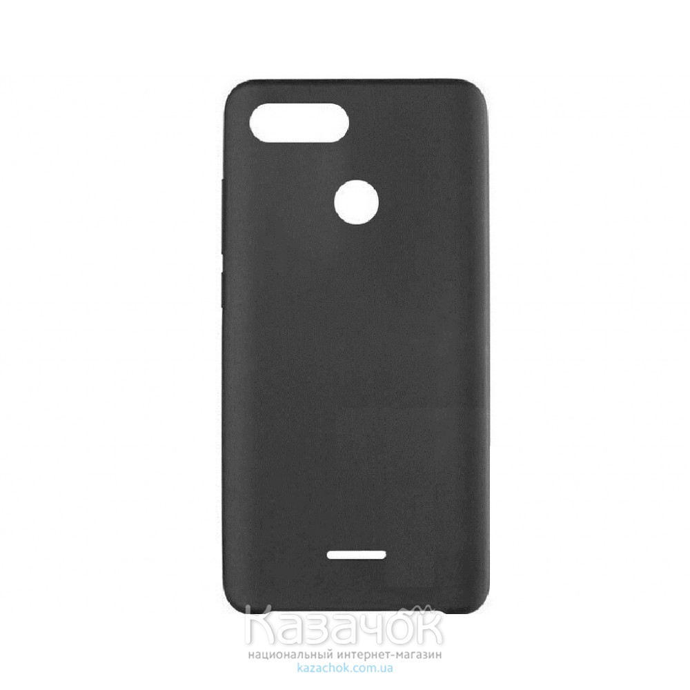 Силиконовая накладка Silicone Case для Xiaomi Redmi 6 Black