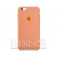 Силиконовая накладка для Apple iPhone 6/6S Silicone Case Peach