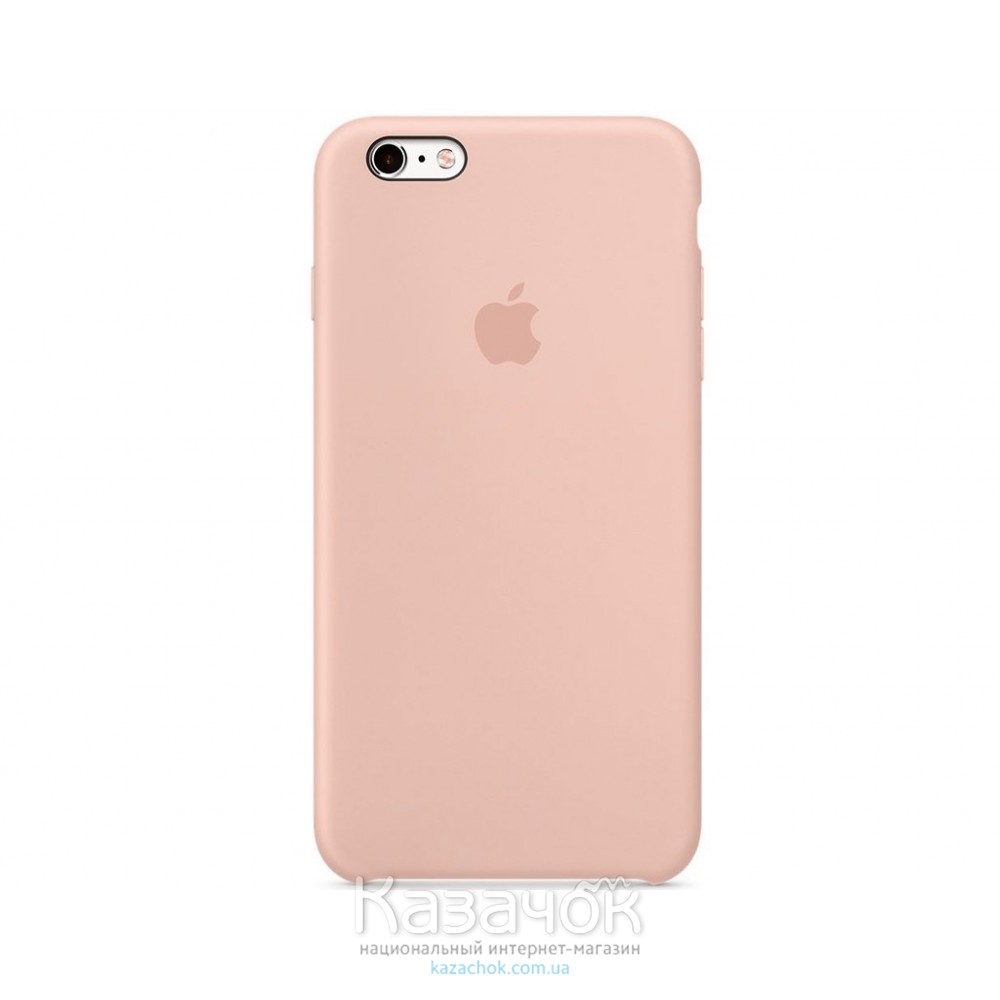 Силиконовая накладка для Apple iPhone 6/6S Silicone Case Pink Sand