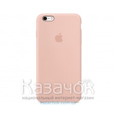 Силиконовая накладка для Apple iPhone 6/6S Silicone Case Pink Sand