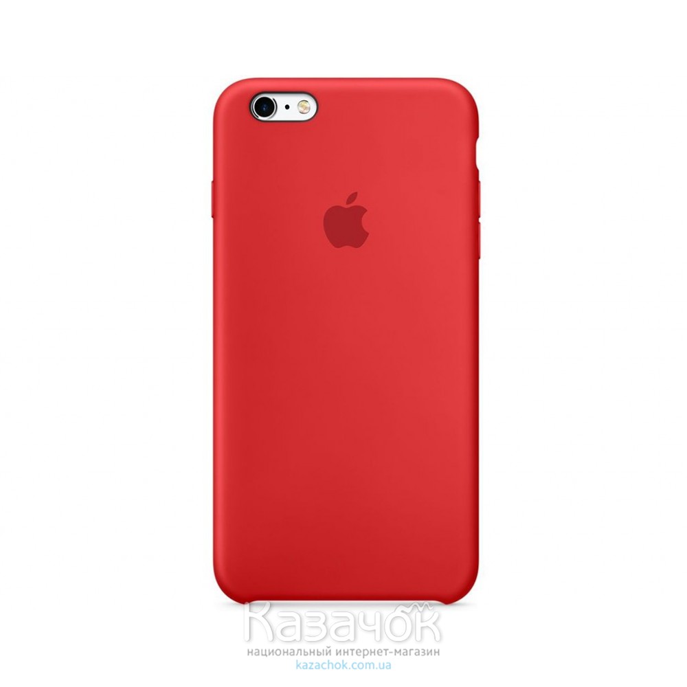 Силиконовая накладка для Apple iPhone 6/6S Silicone Case Product Red