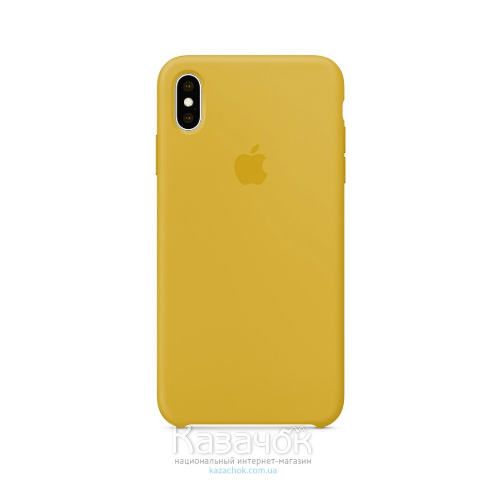 Силиконовая накладка для Apple iPhone X/XS Silicone Case Cream Gold