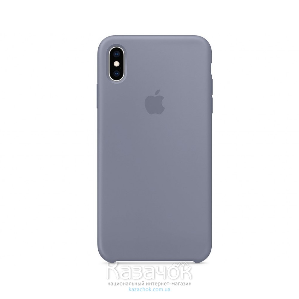 Силиконовая накладка для Apple iPhone X/XS Silicone Case Lavender