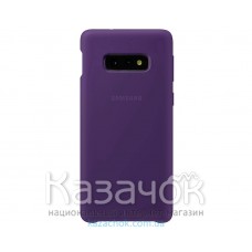 Силиконовая накладка Silicone Case для Samsung S10e 2019 Violet