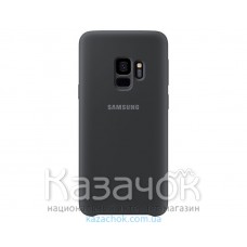 Силиконовая накладка Silicone Case для Samsung S9 2019 G960 Black