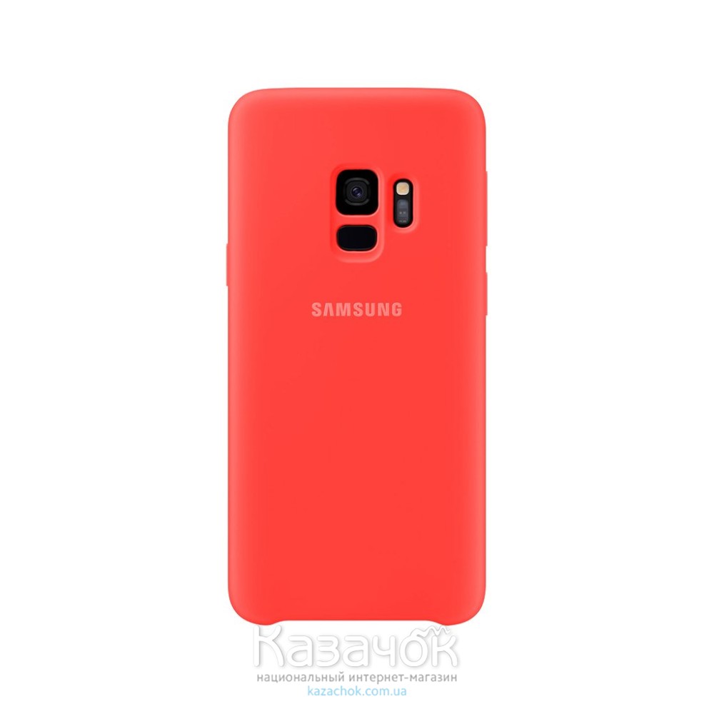 Силиконовая накладка Silicone Case для Samsung S9 2019 G960 Red