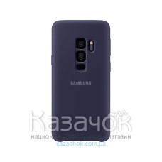 Силиконовая накладка Silicone Case для Samsung S9 Plus 2019 G965 Navy blue