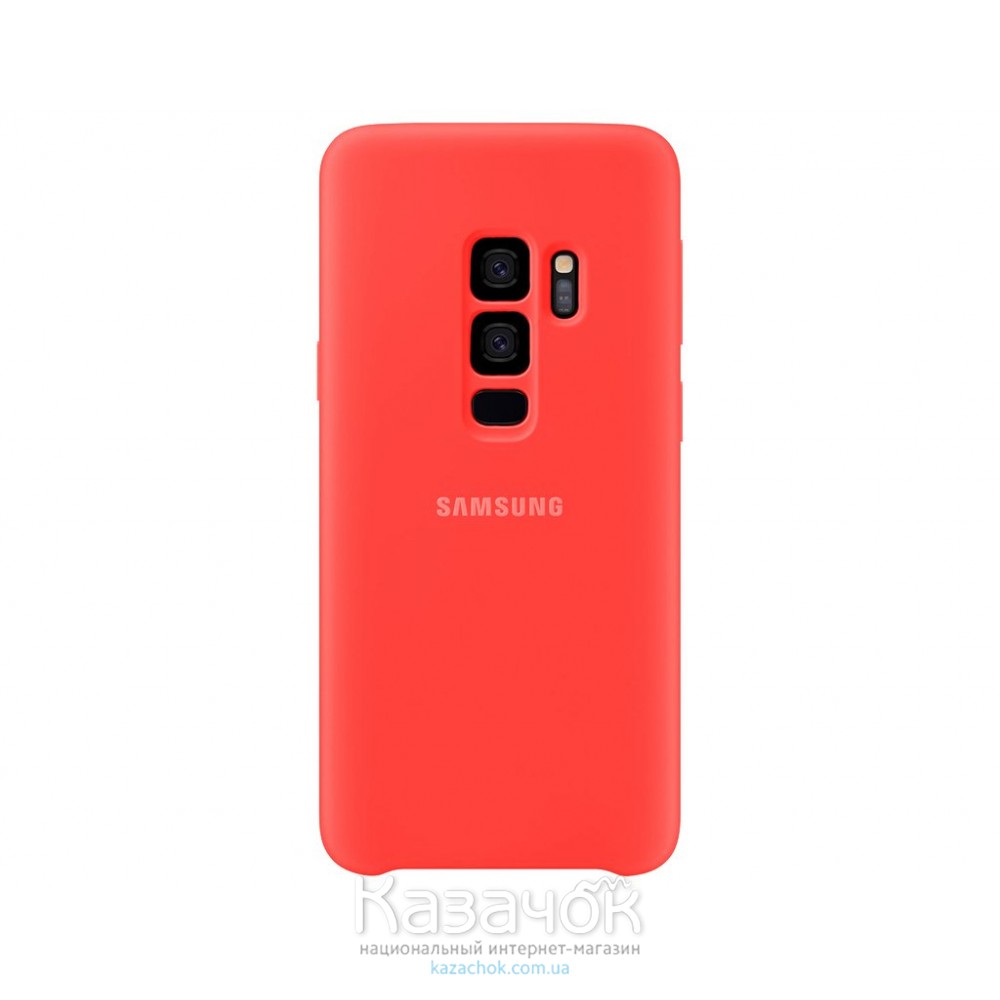 Силиконовая накладка Silicone Case для Samsung S9 Plus 2019 G965 Red