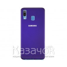 Силиконовая накладка Silicone Case для Samsung A30 2019 A305 Violet