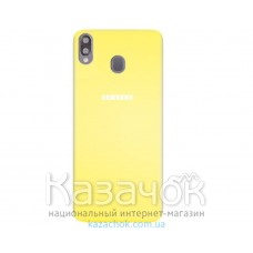 Силиконовая накладка Silicone Case для Samsung A30 2019 A305 Yellow