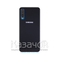 Силиконовая накладка Silicone Case для Samsung A50/A50s/A30s 2019 Black