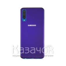 Силиконовая накладка Silicone Case для Samsung A50/A50s/A30s 2019 Violet