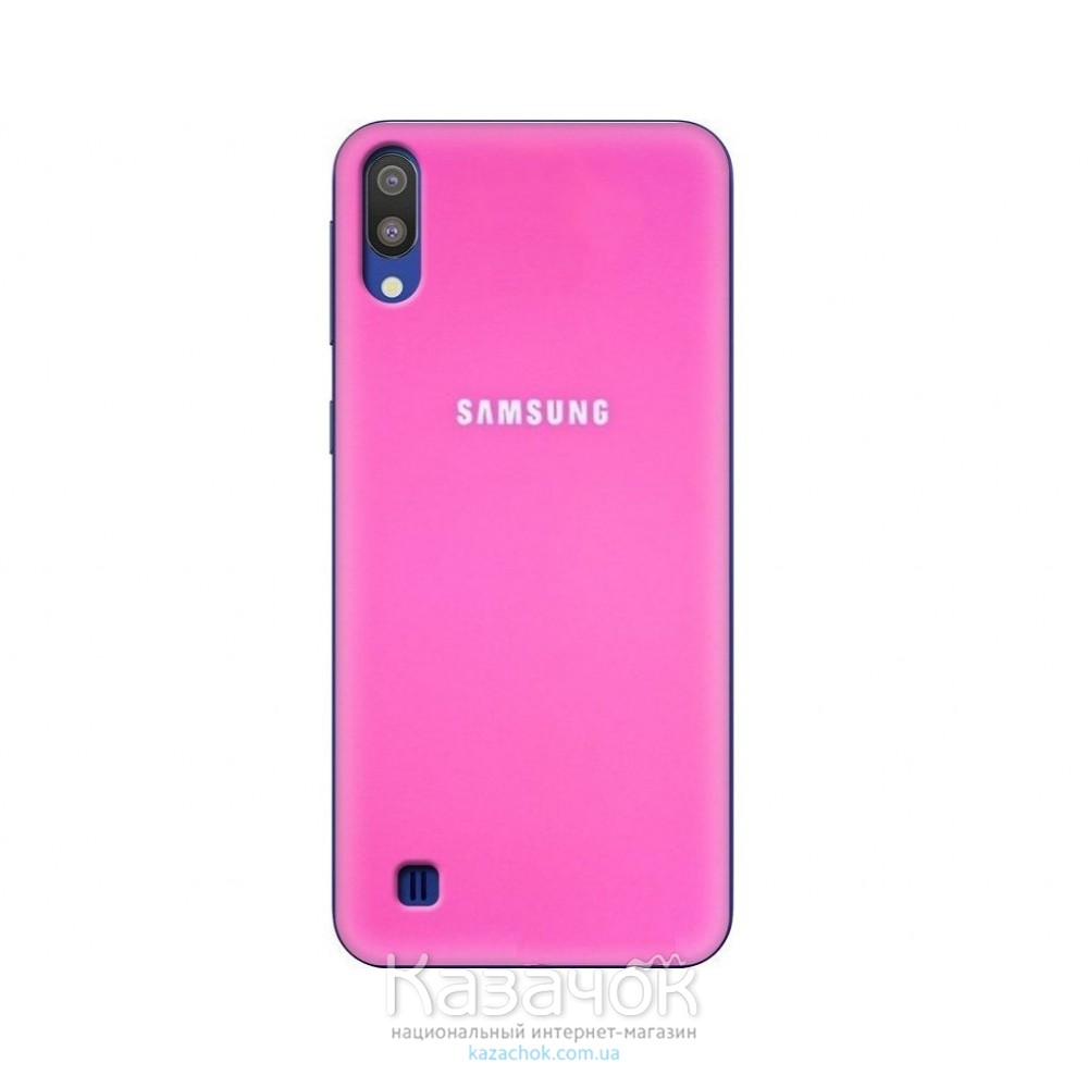 Силиконовая накладка Silicone Case для Samsung M10 2019 M105 Crimson