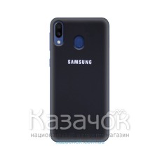 Силиконовая накладка Silicone Case для Samsung M20 2019 M205 Black