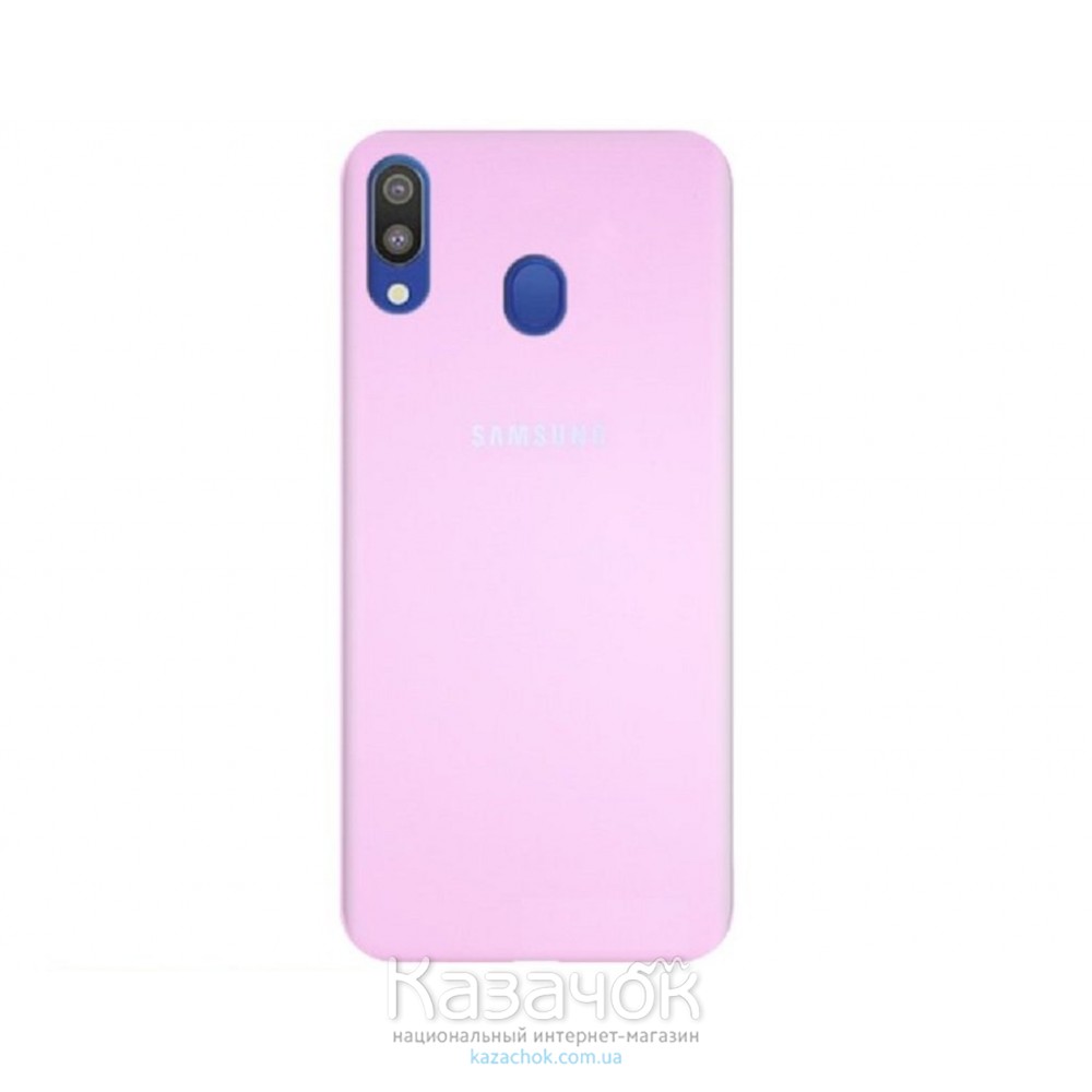 Силиконовая накладка Silicone Case для Samsung M20 2019 M205 Crimson
