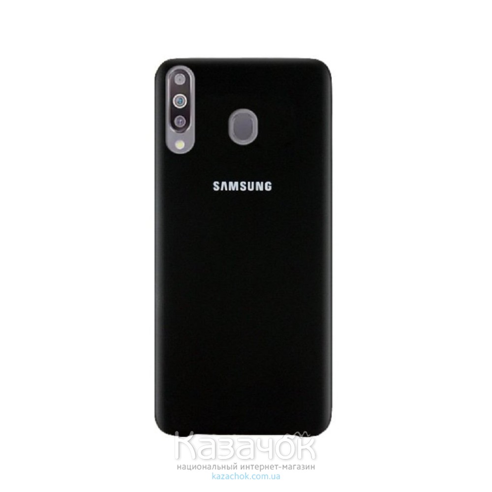 Силиконовая накладка Silicone Case для Samsung M30 2019 M305 Black
