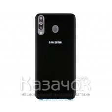 Силиконовая накладка Silicone Case для Samsung M30 2019 M305 Black