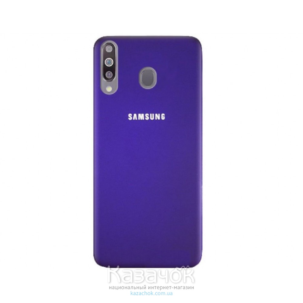 Силиконовая накладка Silicone Case для Samsung M30 2019 M305 Violet