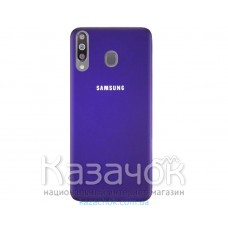 Силиконовая накладка Silicone Case для Samsung M30 2019 M305 Violet
