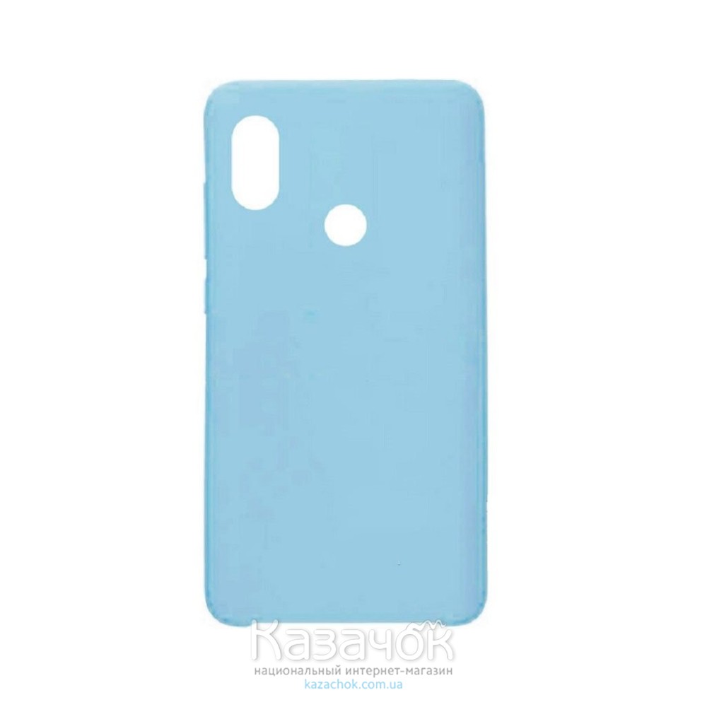 Силиконовая накладка Silicone Case для Xiaomi Redmi 6 Pro Mi A2 Turquoise